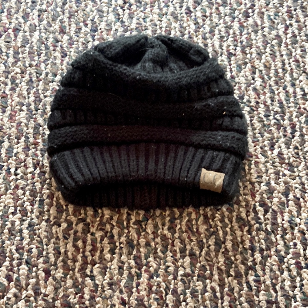 Black Beanie from C.C